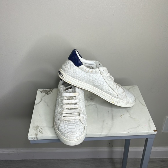 DSquared2 Leather Sneakers size 42 made in Italy main image 8